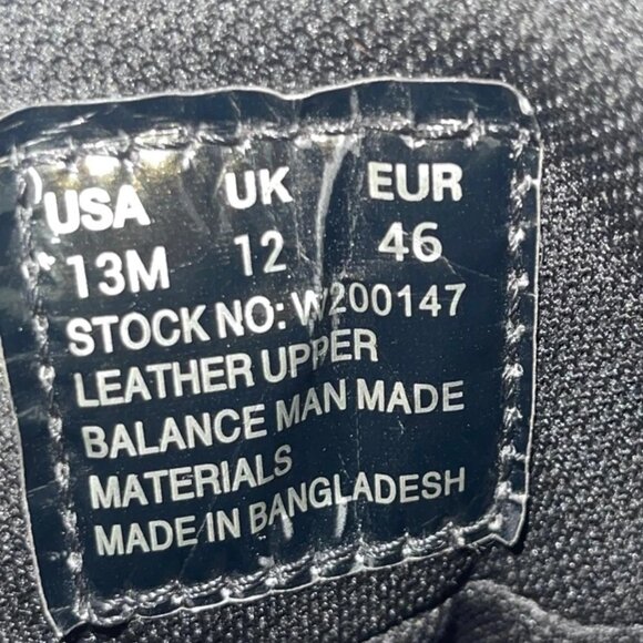 Wolverine I-90 DuraShocks Black Leather 6" Work Boot WP W200147 Men's Size 13 M - Picture 8 of 14